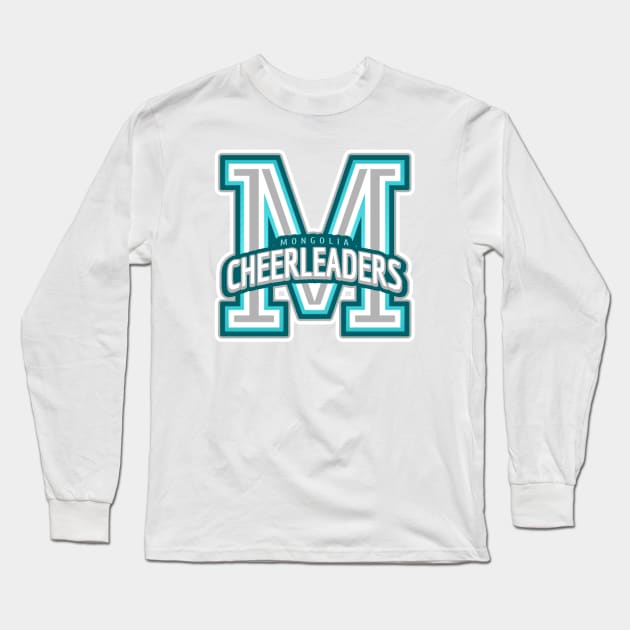 Mongolia Cheerleader Long Sleeve T-Shirt by Tip Top Tee's